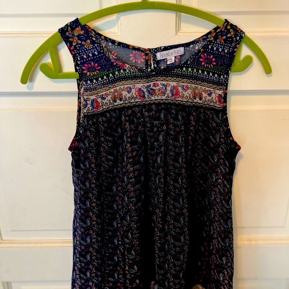 Sheer Hippie summer Tank